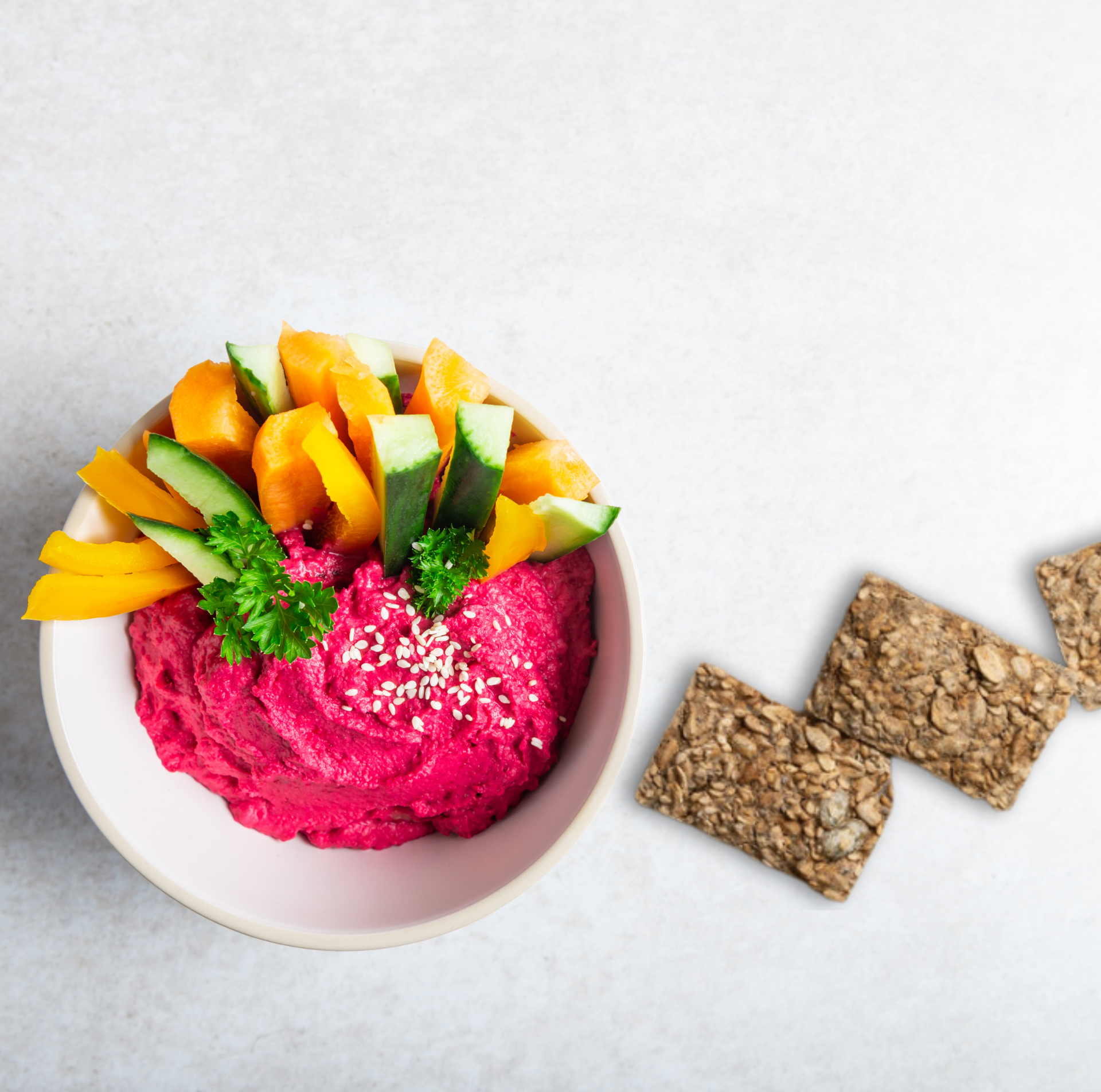 Houmous rose