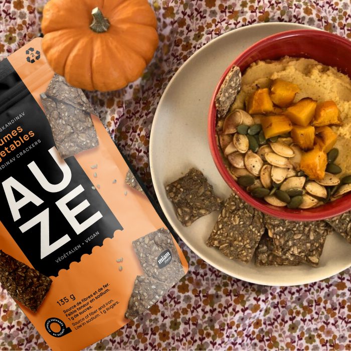 Houmous orange à la citrouille