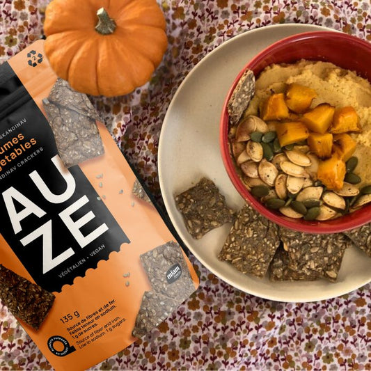 Houmous orange à la citrouille