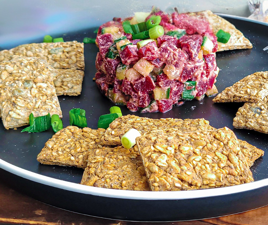 Tartare de betteraves, style 5 à 7