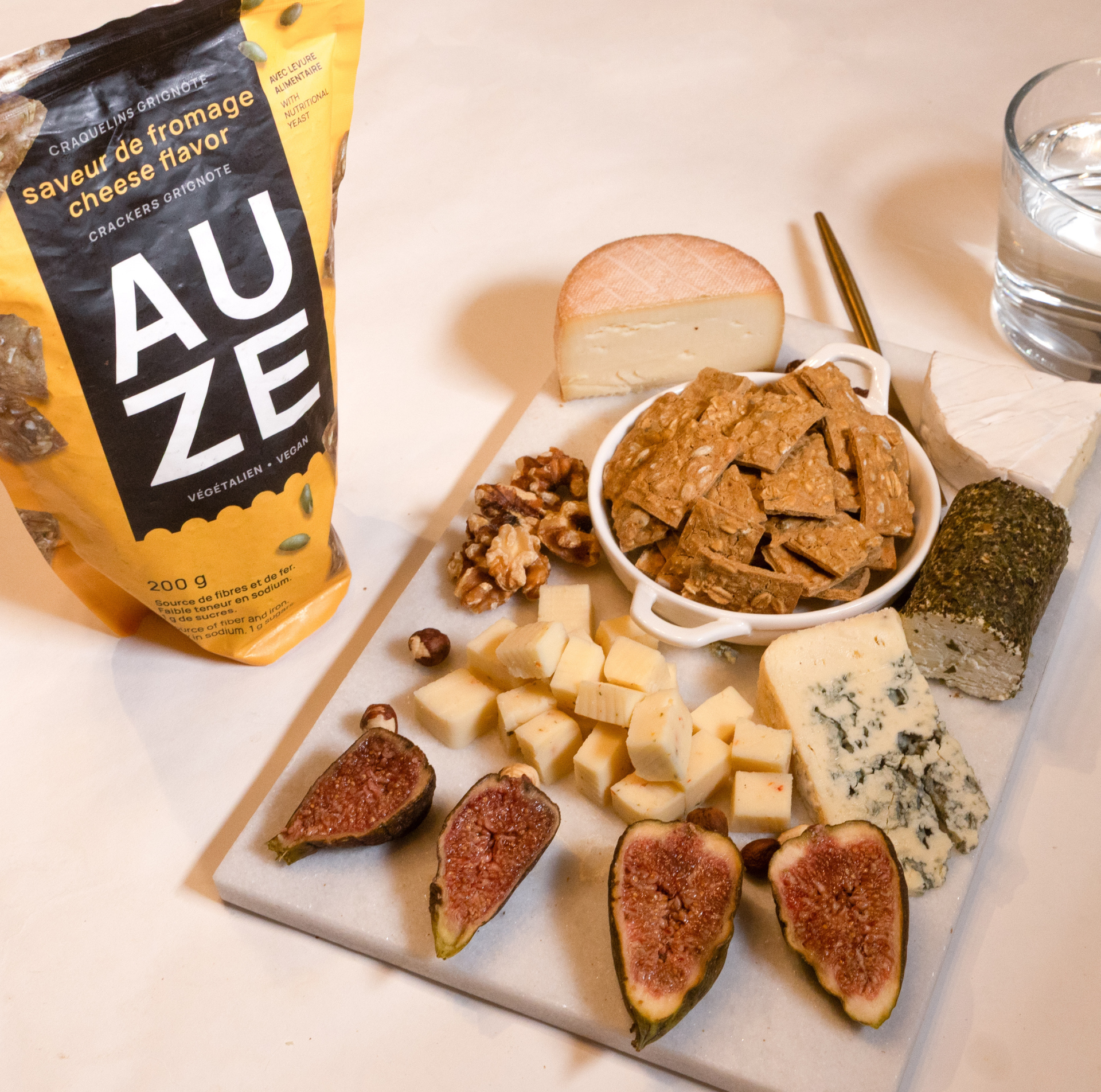 Craquelins Grignote AUZE - Saveur de fromage (levure alimentaire)