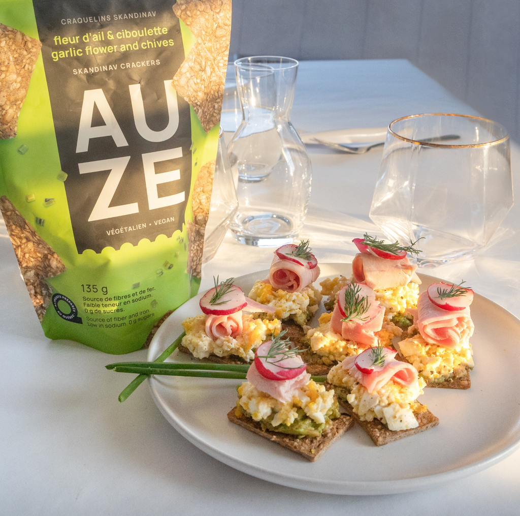 Craquelins Skandinav AUZE - Fleur d'ail et ciboulette