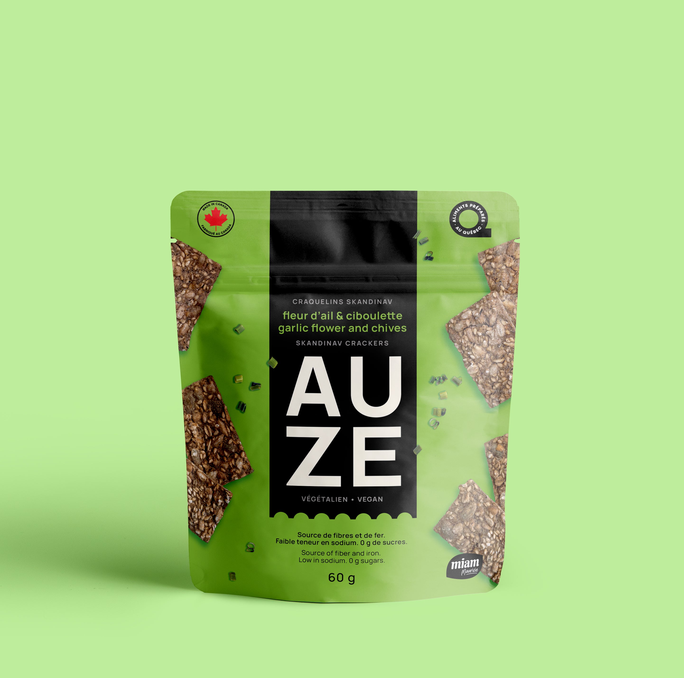 Craquelins Skandinav AUZE - Fleur d'ail et ciboulette