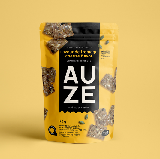 Craquelins Grignote AUZE - Saveur de fromage (levure alimentaire)