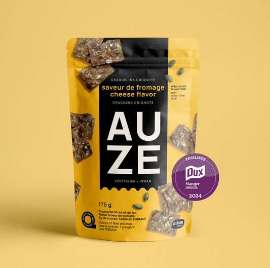Craquelins Grignote AUZE - Saveur de fromage (levure alimentaire)